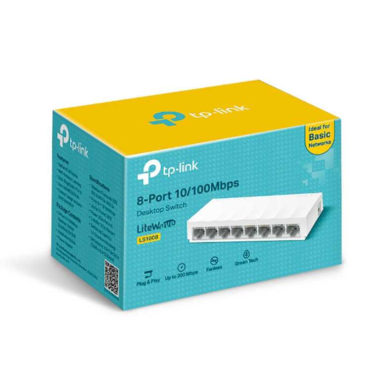 سوییچ شبکه 8 پورت گیگابیت مدل LS1008 برند تی.پی.لینک (TP-Link)