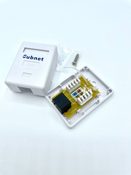 کیستون باکس شبکه تک پورت یوبی نت مدل UBNET CAT6 UTP