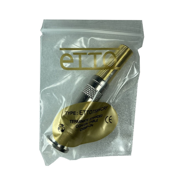 سوکت فیش دوربین مداربسته BNC مدل پیچی ETTO