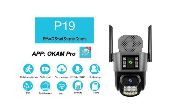 دوربین سیمکارتی دولنز OKAM PRO مدل P19