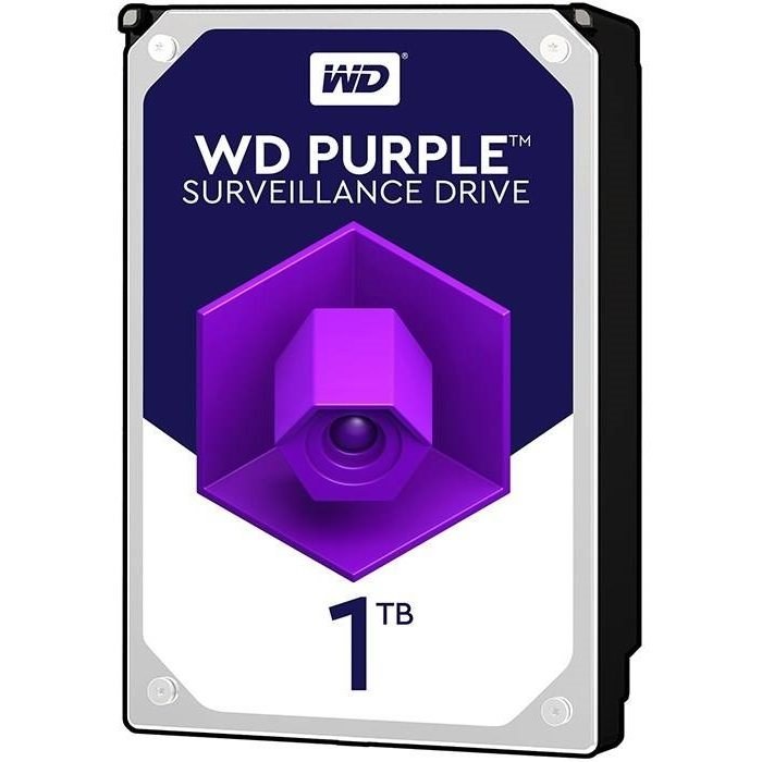 هارد اینترنال 1 ترابایت وسترن دیجیتال بنفش مدل WD10PURZ (شرکتی)