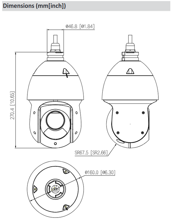 قیمت دوربین IP اسپید دام 2 مگاپیکسل برند داهوا مدل DH SD49225DB HNY