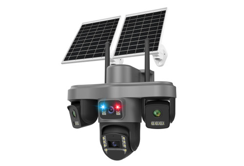 قیمت دوربین سیمکارتی خورشیدی چهار لنز 4*4 مگاپیکسل برند O-KAM pro