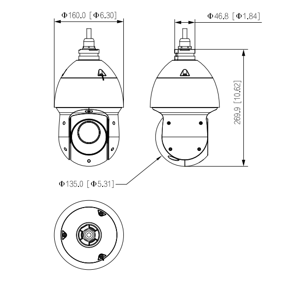 قیمت دوربین IP اسپید دام 2 مگاپیکسل برند داهوا مدل DH SD49225GB HNR